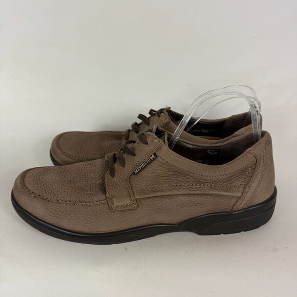 Mephisto Air Jet System Casual Sneakers Men\'s 11.5 Brown Leather Lace-Up Shoes main image 6